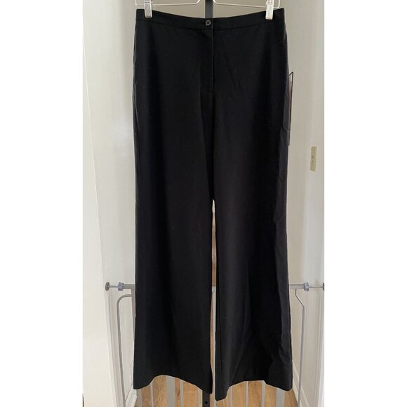 EUC The Limited Black Wide-Leg Stretch Pants Size 8 Regular - Picture 2 of 6